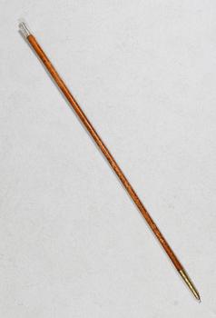 KÄPP, med silverkrycka, 1700-tal.