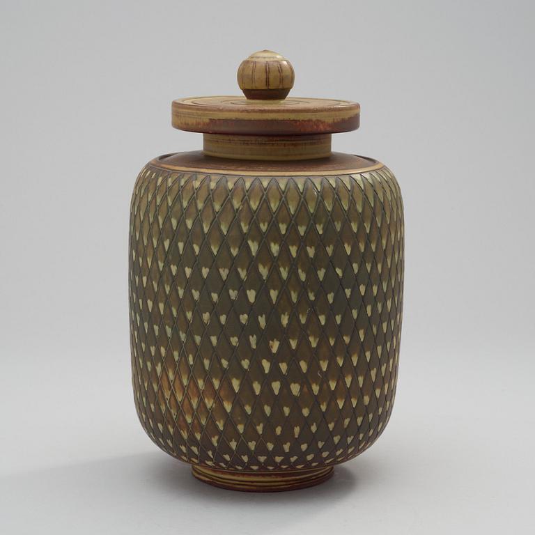 A Wilhelm Kåge 'Farsta' stoneware vase, Gustavsberg Studio 1951.