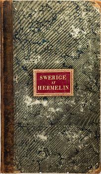 ATLAS JA KAKSI KIRJAA, S.G.Hermelin "Geograpiske Chartor öfver Sverige", Stockholm 1797.