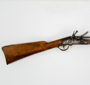 A Swedish flintlock carbine 1820 pattern.