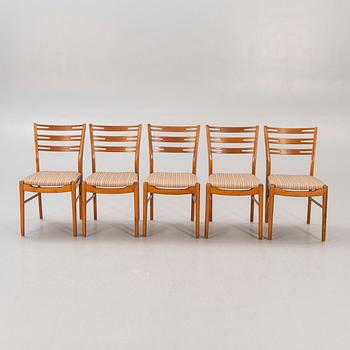 Stolar, 5 st, "Della" Danmark 1900-talets andra hälft, saluförda av IKEA.
