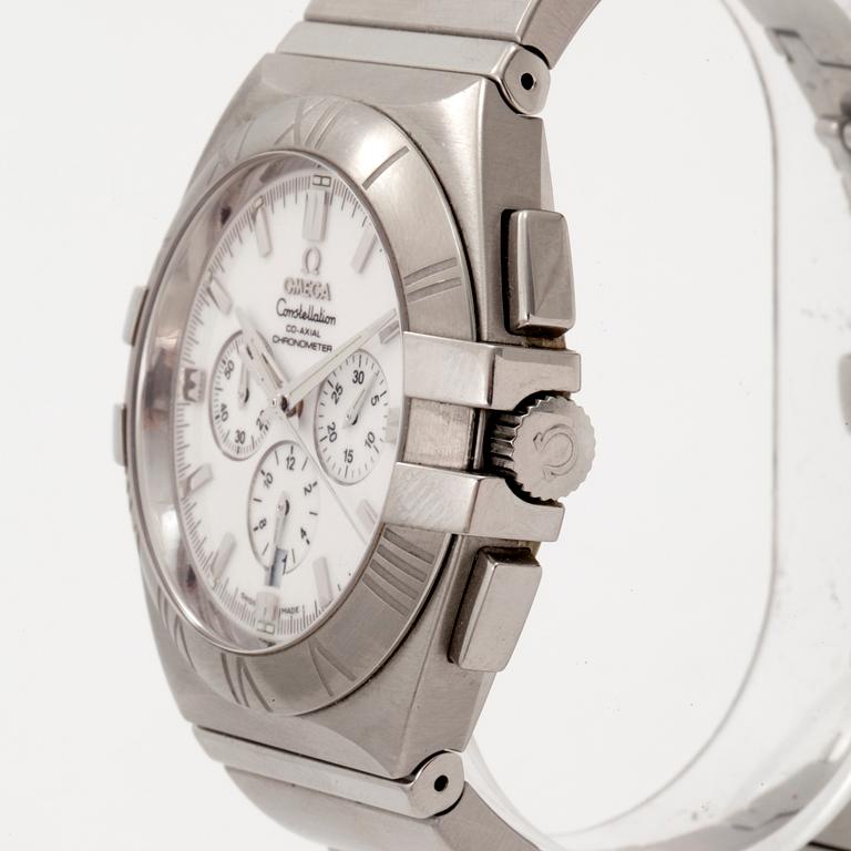 OMEGA, Constellation, Double Eagle, Co-Axial, Chronometer, chronograph, wristwatch 41 mm,