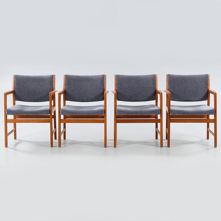 Four chairs by Karl-Erik Ekselius.