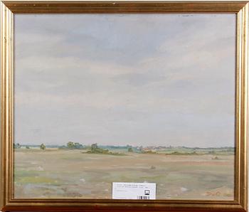 WILLIAM-OLSSON, DONALD. Olja på masonit-pannå, sign. DWO.