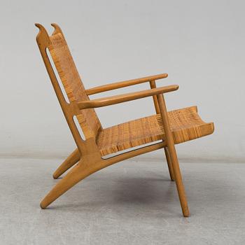 HANS J WEGNER, fåtölj, "CH-27", Carl Hansen & Son, Danmark, 1900-talets andra hälft.