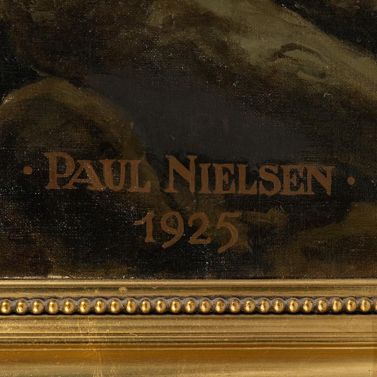 Paul Nielsen, oil on canvas, signed and dated 1925.