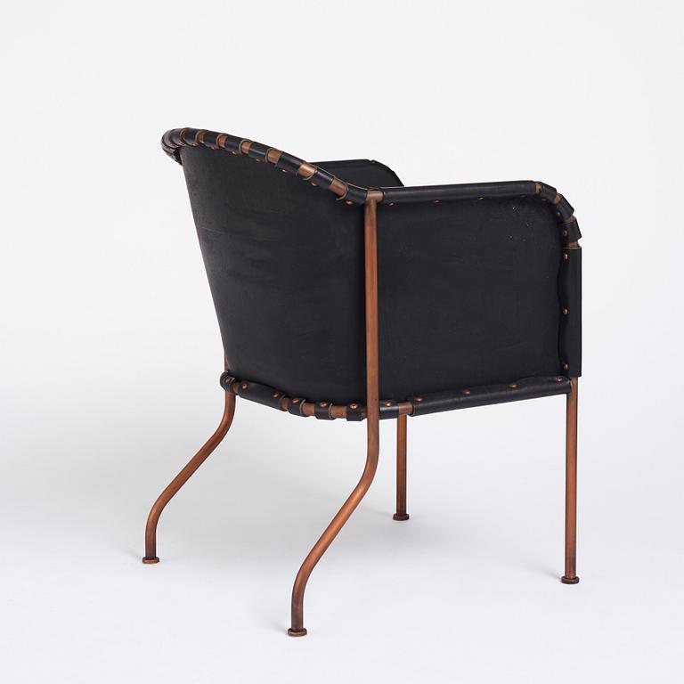 Mats Theselius, a pair of 'Ambassad' easy chairs, Källemo, Sweden, post 1999.