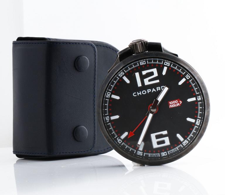 CHOPARD, Mille Miglia GT XL, table alarm clock, 89 mm.