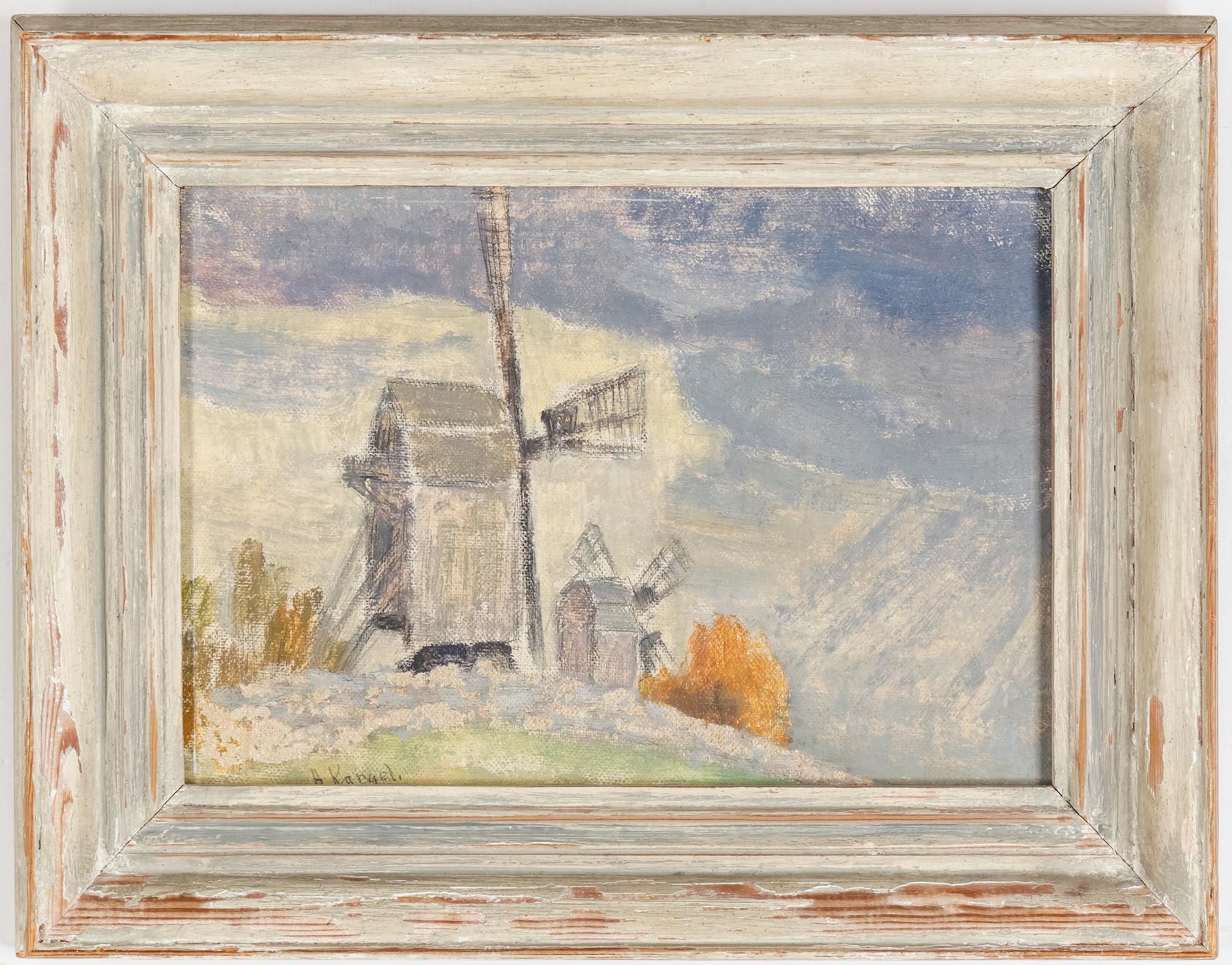 AXEL KARGEL, olja på duk, signerad med blyerts.