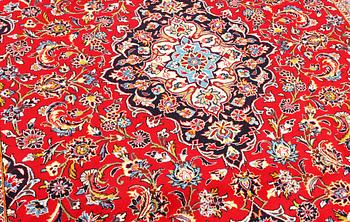 A Keshan carpet, c. 360 x 247 cm.