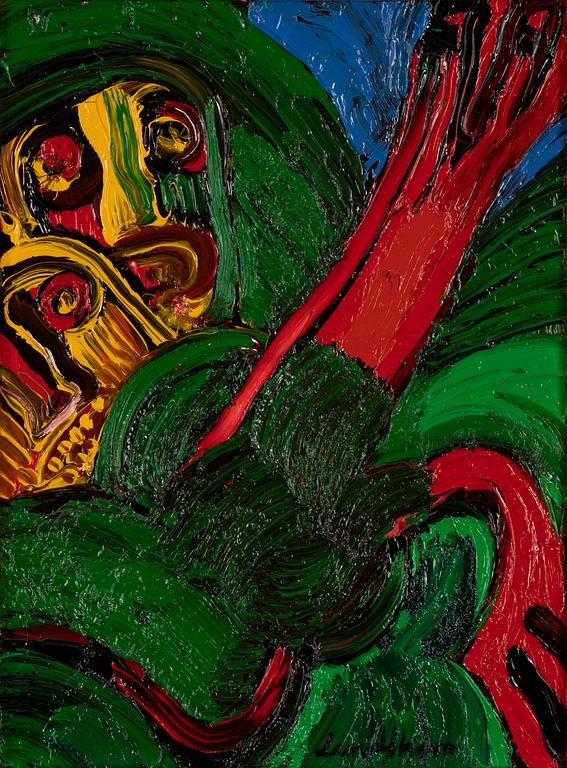 Bengt Lindström, oil on canvas, signed.