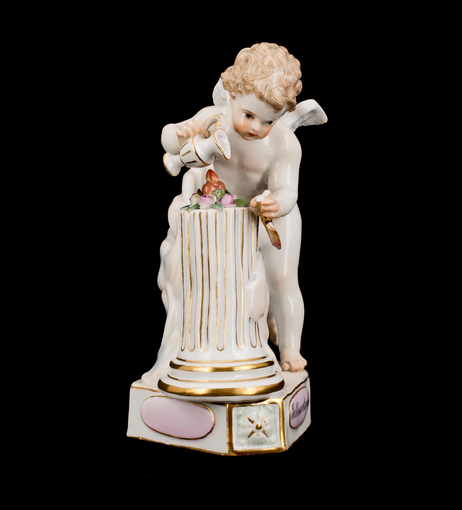 FIGURIN, porslin, Meissen, 1800/1900-tal.