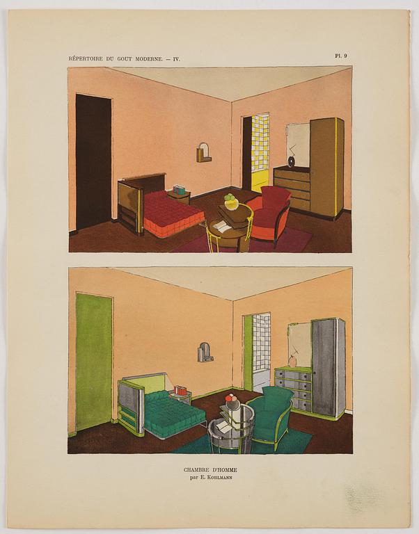 "Répertoire du Goût Moderne", three volumes, Nº 1, 2, 4.