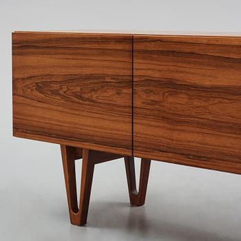 Ib Kofod-Larsen, a rosewood veneered sideboard model "501" from the "Ib 500" series, Seffle Möbelfabrik, Sweden, 1960s.