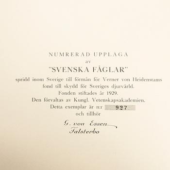 The Wright Brothers, book work, 3 volumes, "Swedish Birds", A. Börtzells tryckeri AB, Ivar Baarsen, Stockholm, 1927-1929.