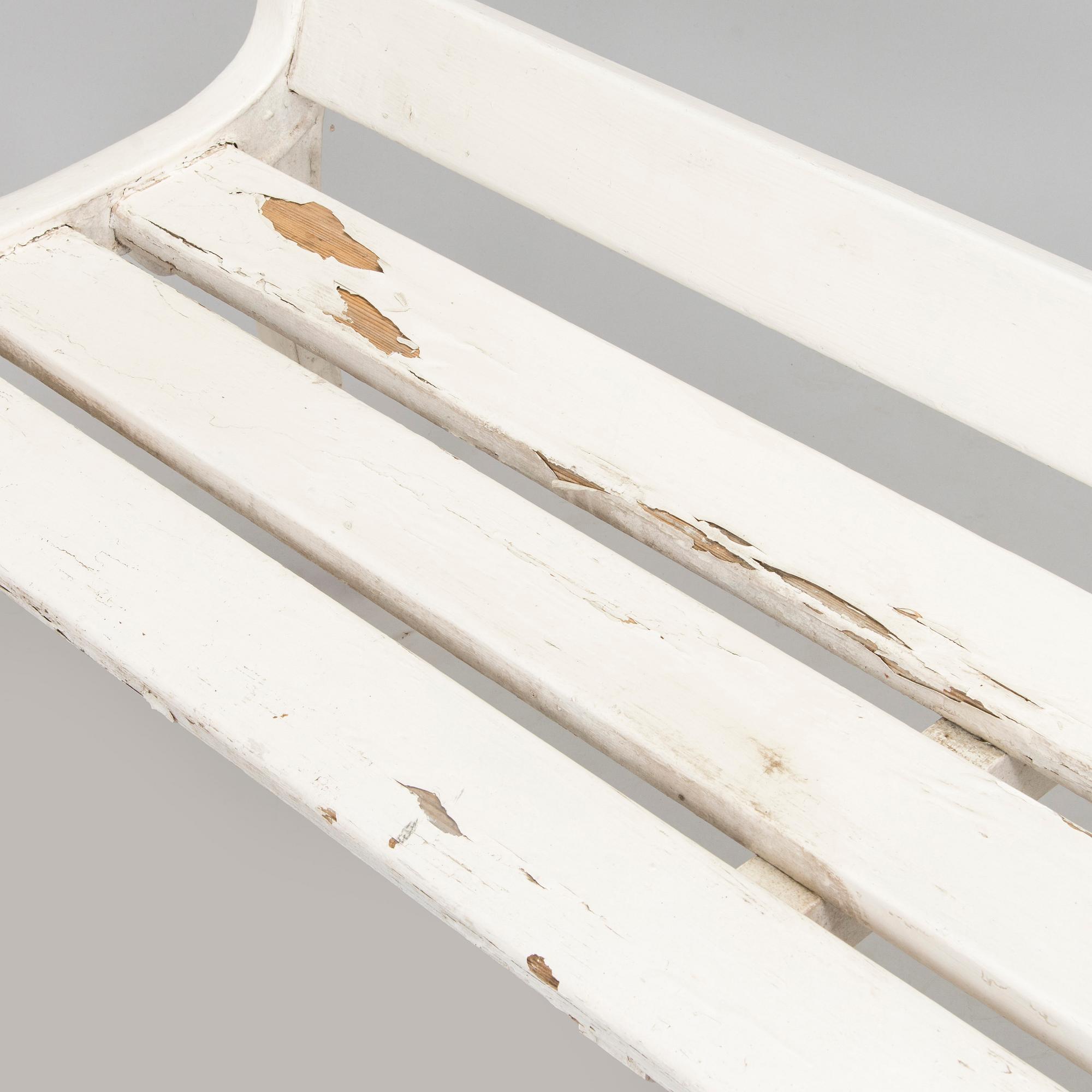 Trädgårdssoffa, 1900-talets första hälft.