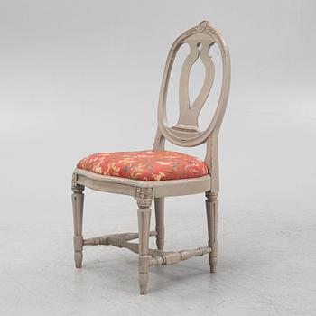 Chair by Melchior Lundberg (master in Stockholm 1775-1812), Gustavian.