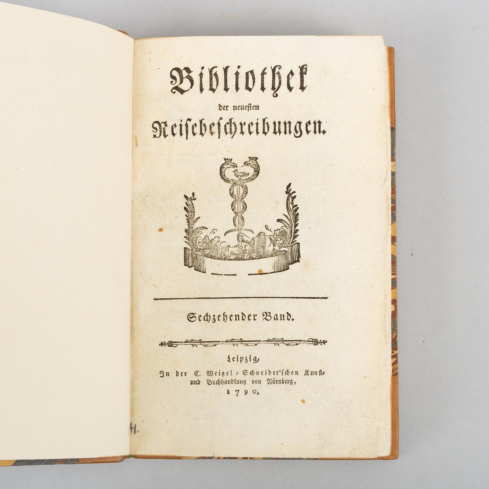 Reise durch Schweden, 1790.