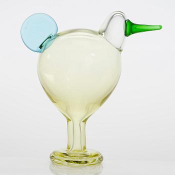 Oiva Toikka, glasfågel, signerad Oiva Toikka IITTALA SCOPE 2021 112/500.