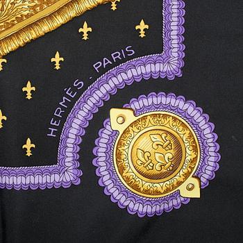 SCARF, siden, "Selles a Housses", design Christiane Vauzelles, Hermès, Paris.