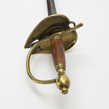A 19th Century boat-shell sword.