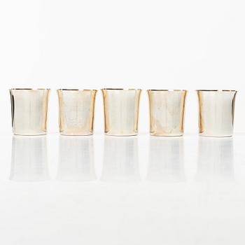 Tore Eldh, Five silver cups, Cesons Guldvaru, Gothenburg 1973.