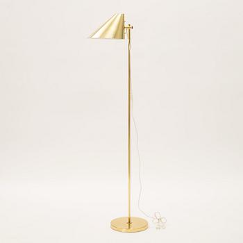 Hans-Agne Jakobsson, a model 'G-185' brass floor light, Markaryd, Sweden.
