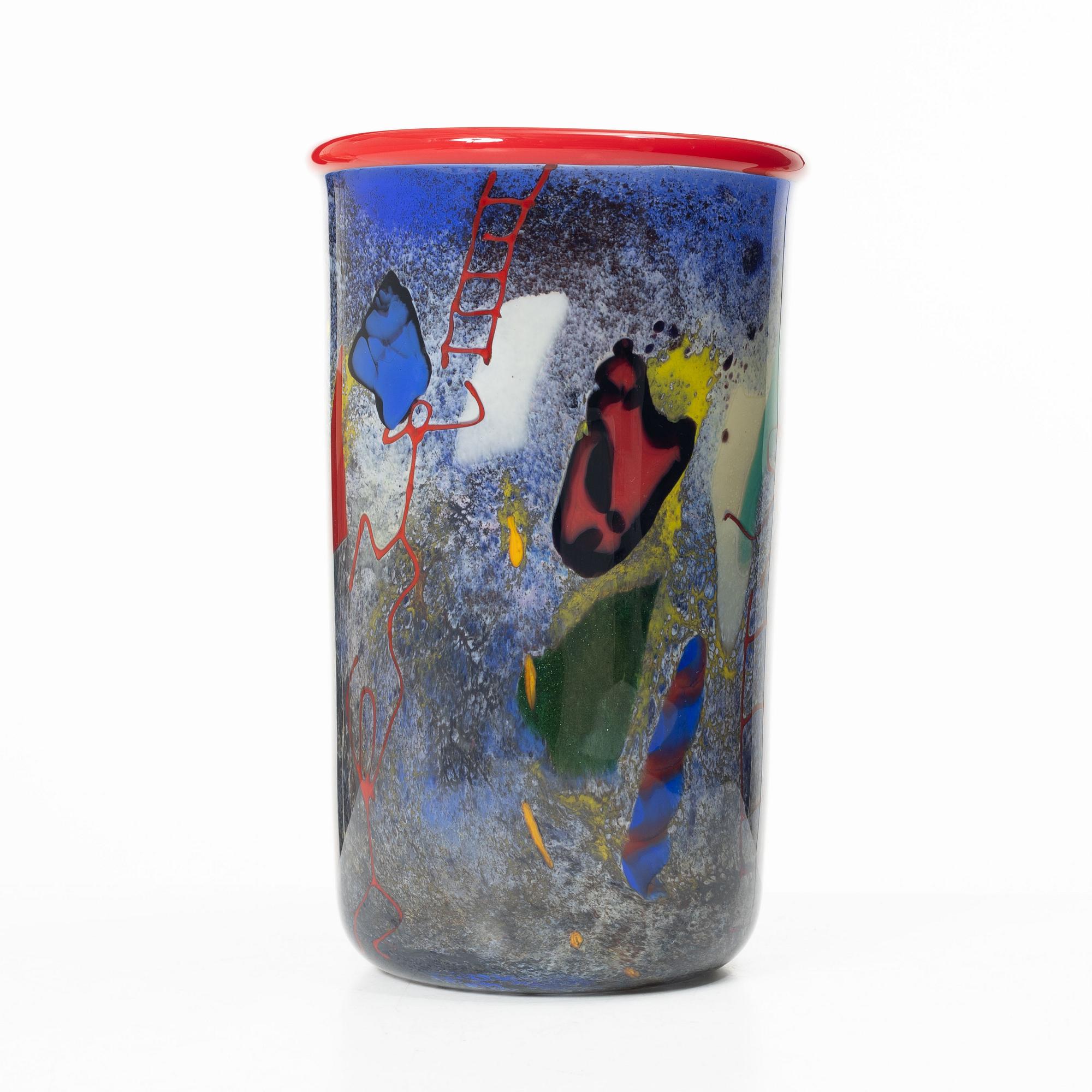 Sven-Åke Carlsson, Vas, glas, Transjö, signerad.