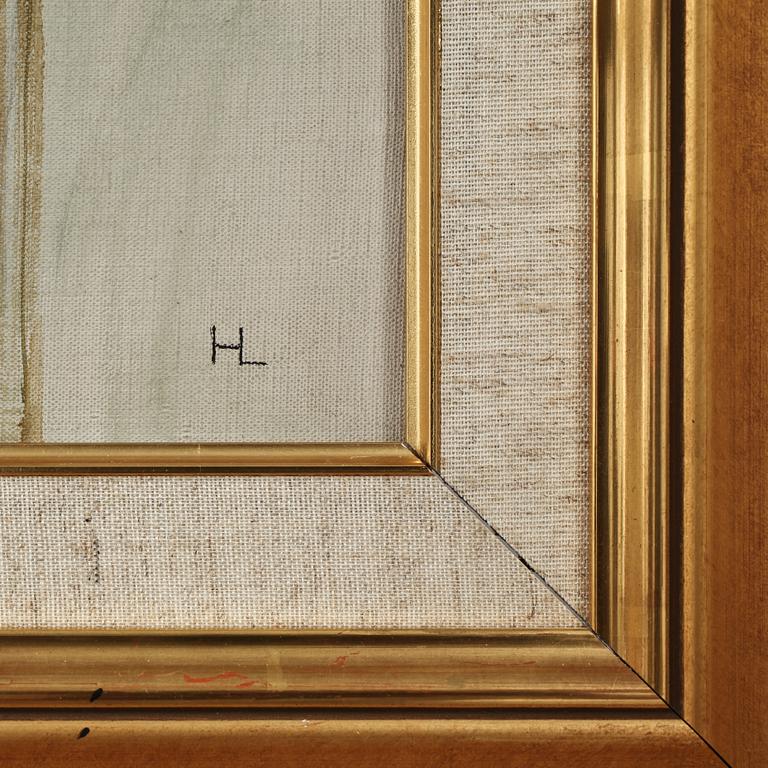 HILDING LINNQVIST, olja på duk, monogramsign HL.