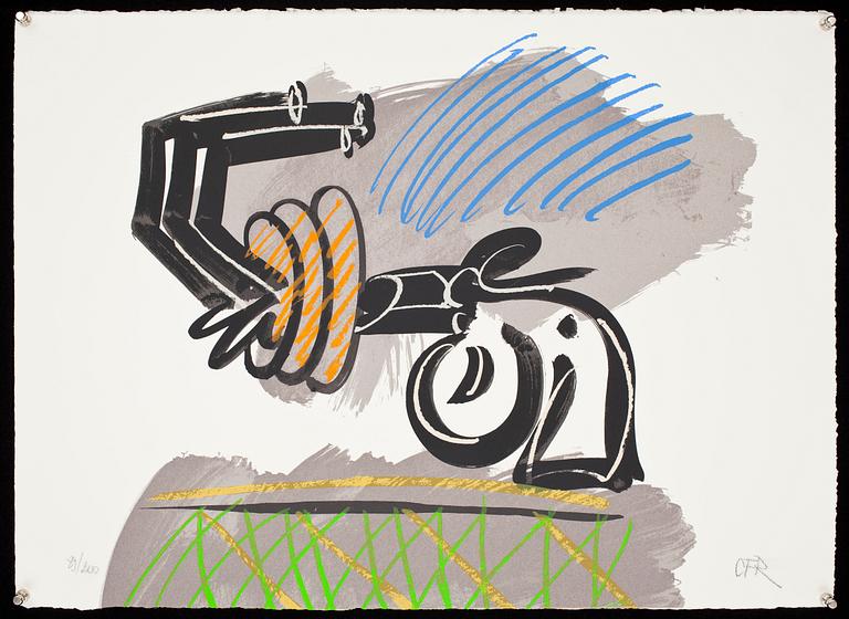 CARL FREDRIK REUTERSWÄRD, färglitografi, sign o numr 89/300.
