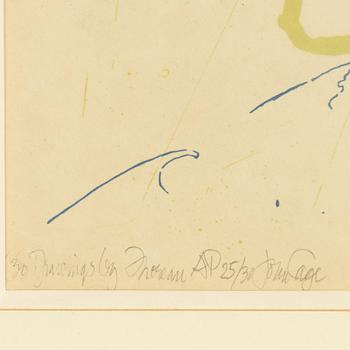 John Cage, "30 Drawings by Thoreau". From "Merce Cunningham Portfolio".