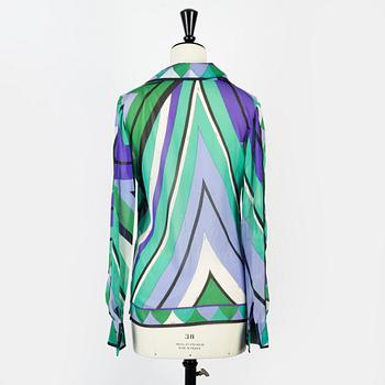 Emilio Pucci, tvådelad ensemble, storlek It 6.