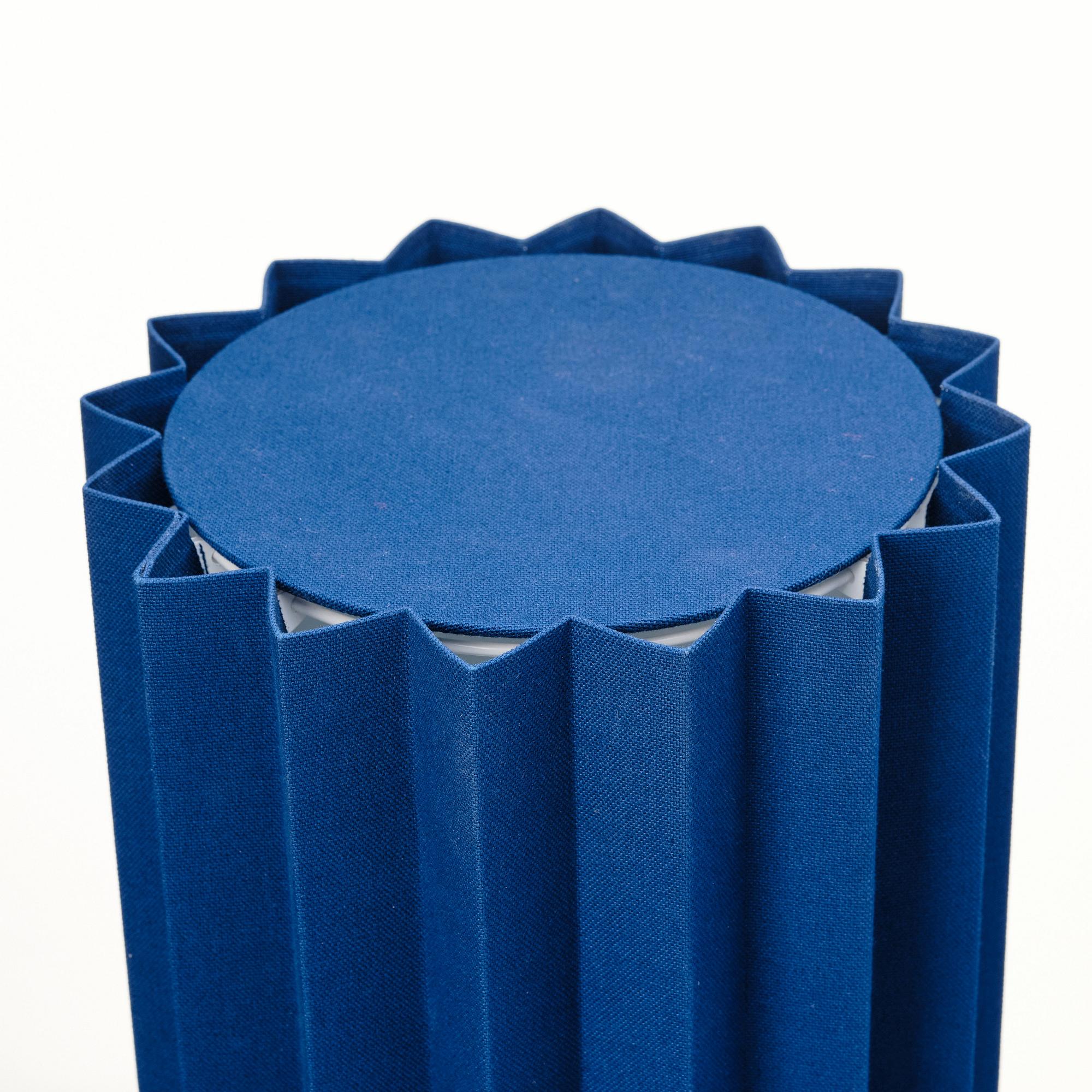 FOLKFORM, "L árt Plisse no 4", bordslampa, Studio Folkform, 2022.