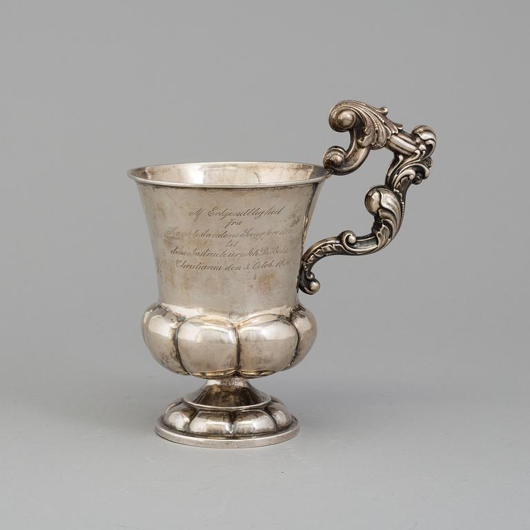 MUGG, silver, Norge, 1850.