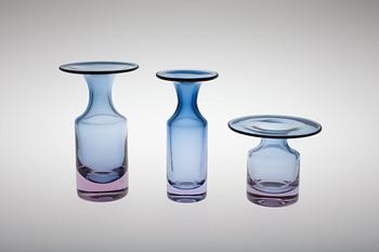 Tapio Wirkkala, A SET OF THREE VASES.