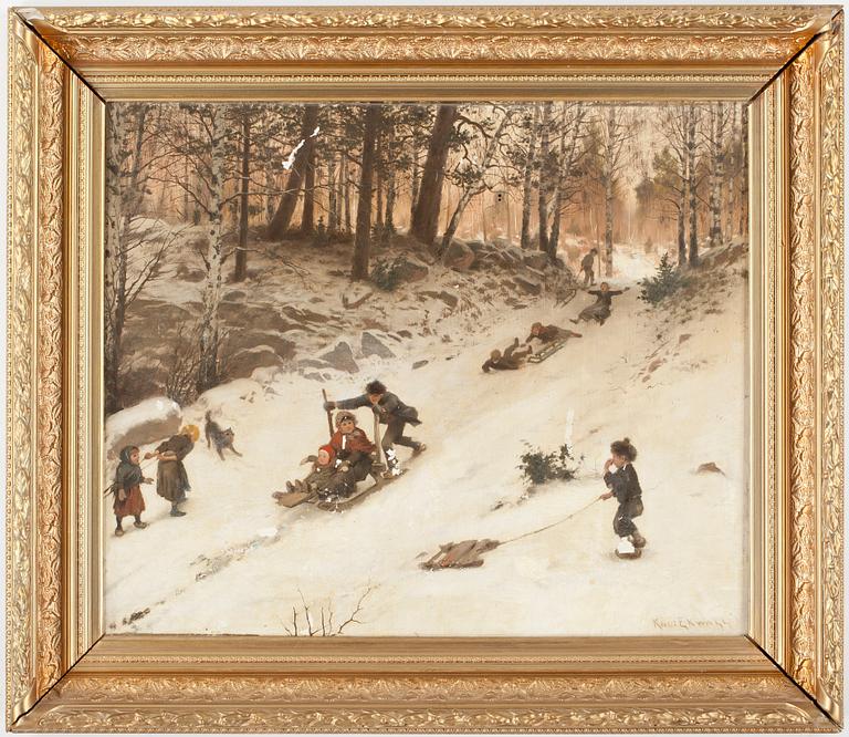 KNUT EKWALL, olja på duk. Signerad.