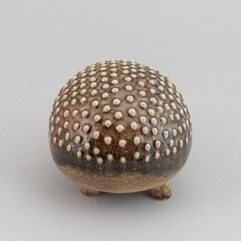 Lisa Larson, stoneware figurine, hedgehog, in cooperation with WWF, 1975-81.