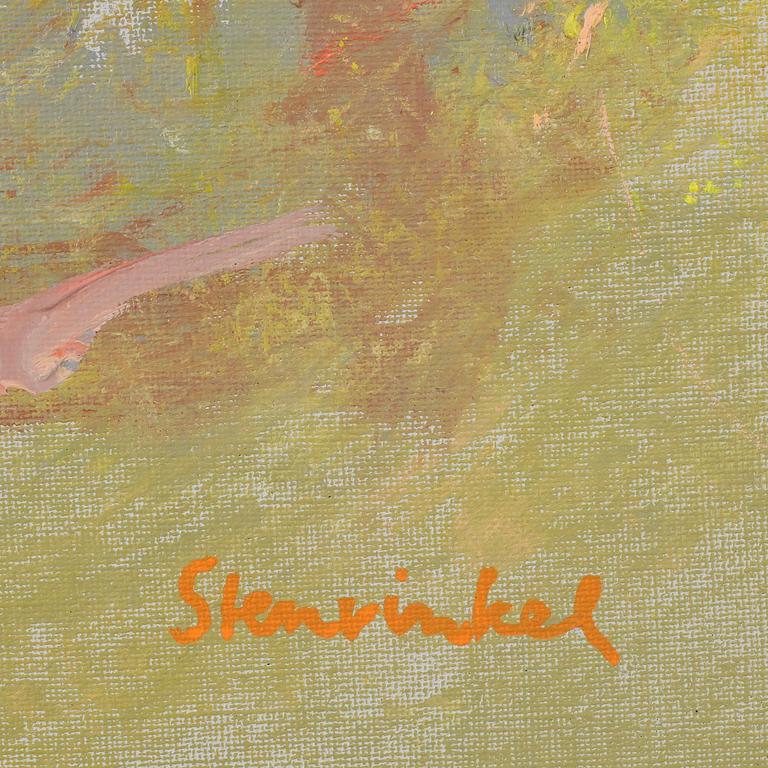 JAN STENVINKEL, olja på duk, signerad, daterad 1987 á tergo.