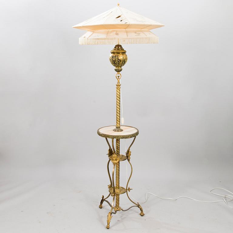 A late 19th century floor lamp.