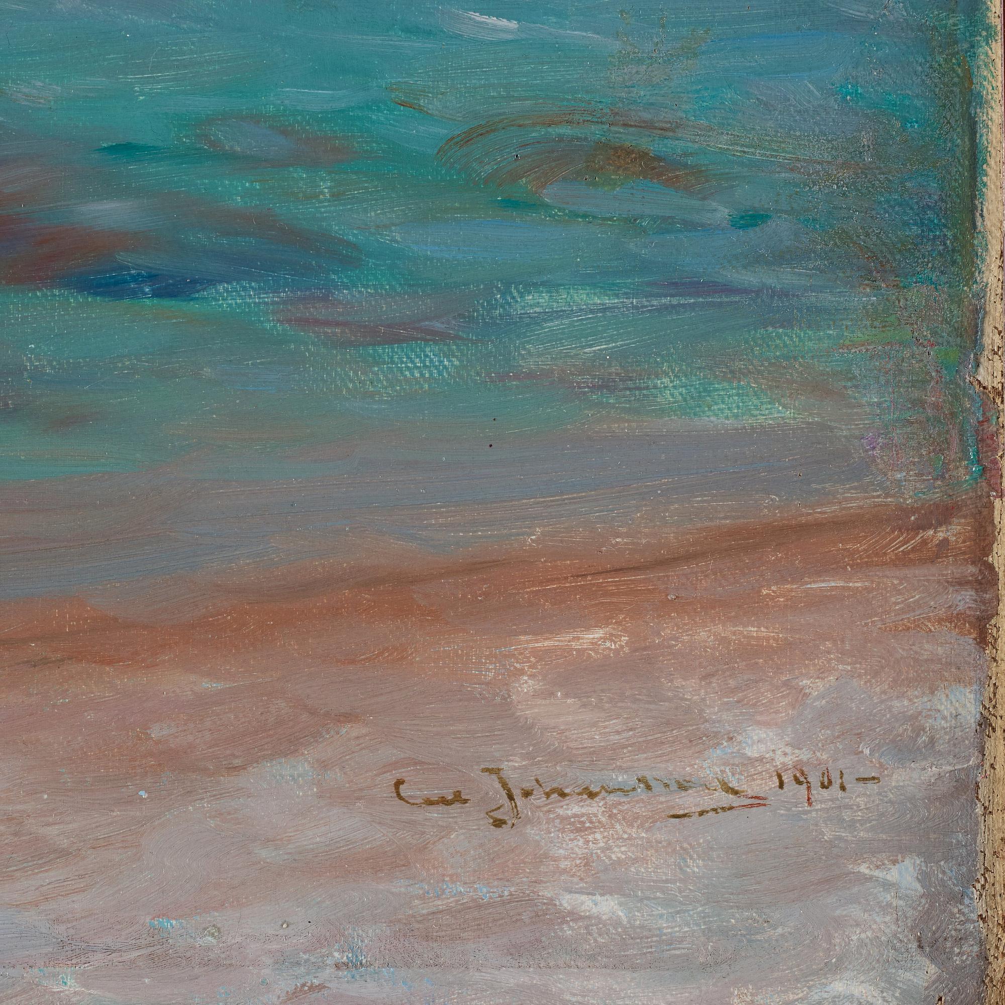Carl Johansson, View of the Mediterranean Sea.