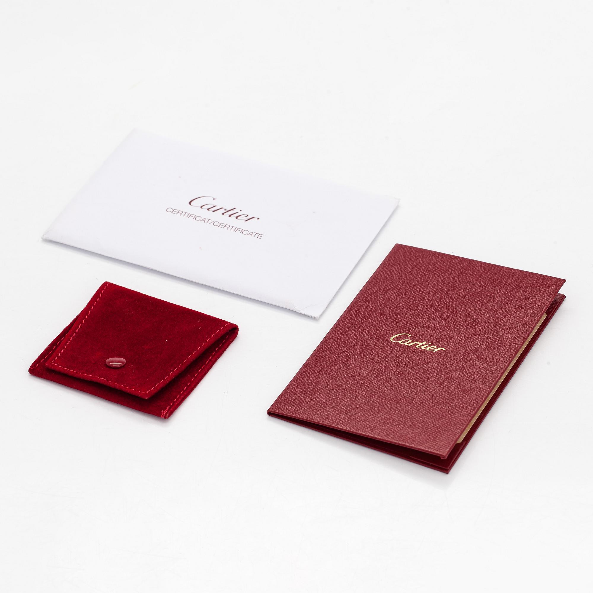 Cartier, kaulakoru, "d'Amour", 18K valkokultaa ja briljanttihiottu timantti.