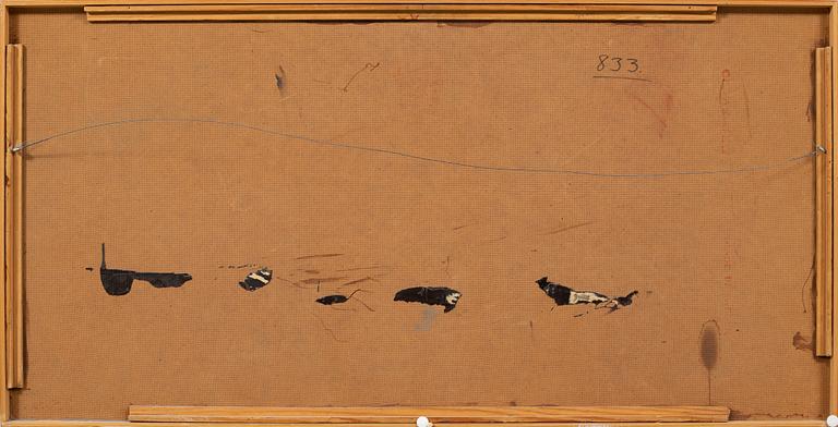 SVEN-ERIK JOHANSSON, gouache på pannå.