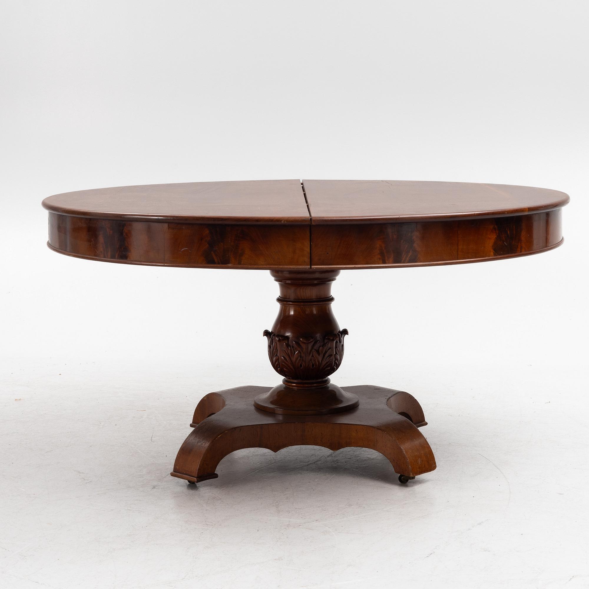 Matsalsbord, 1860-tal.