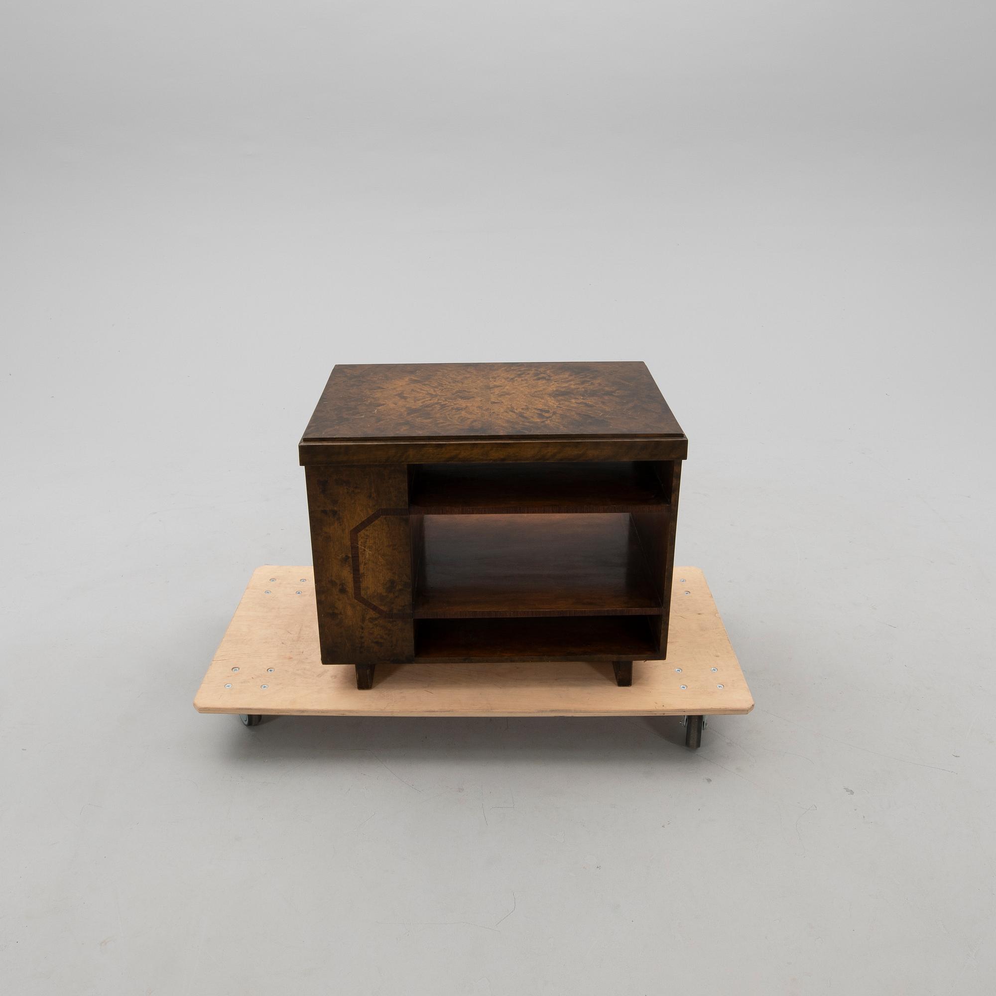 Biblioteksbord/sidobord  Art Deco 1930-tal.