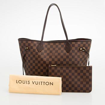 Louis Vuitton, a 'Neverfull MM' Damier Ebene Bag.