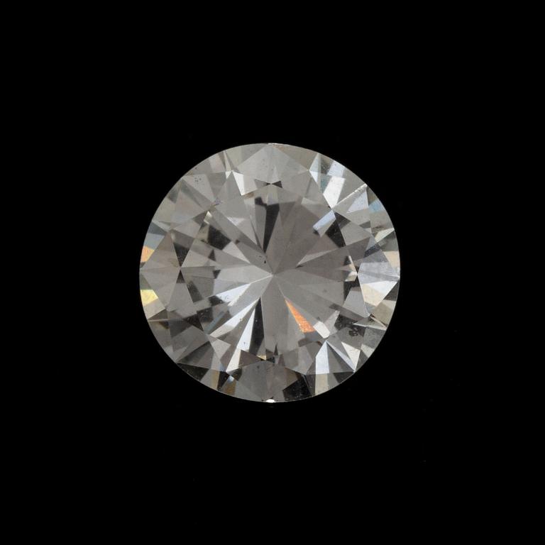 A round brilliant-cut diamond 1.65 ct.