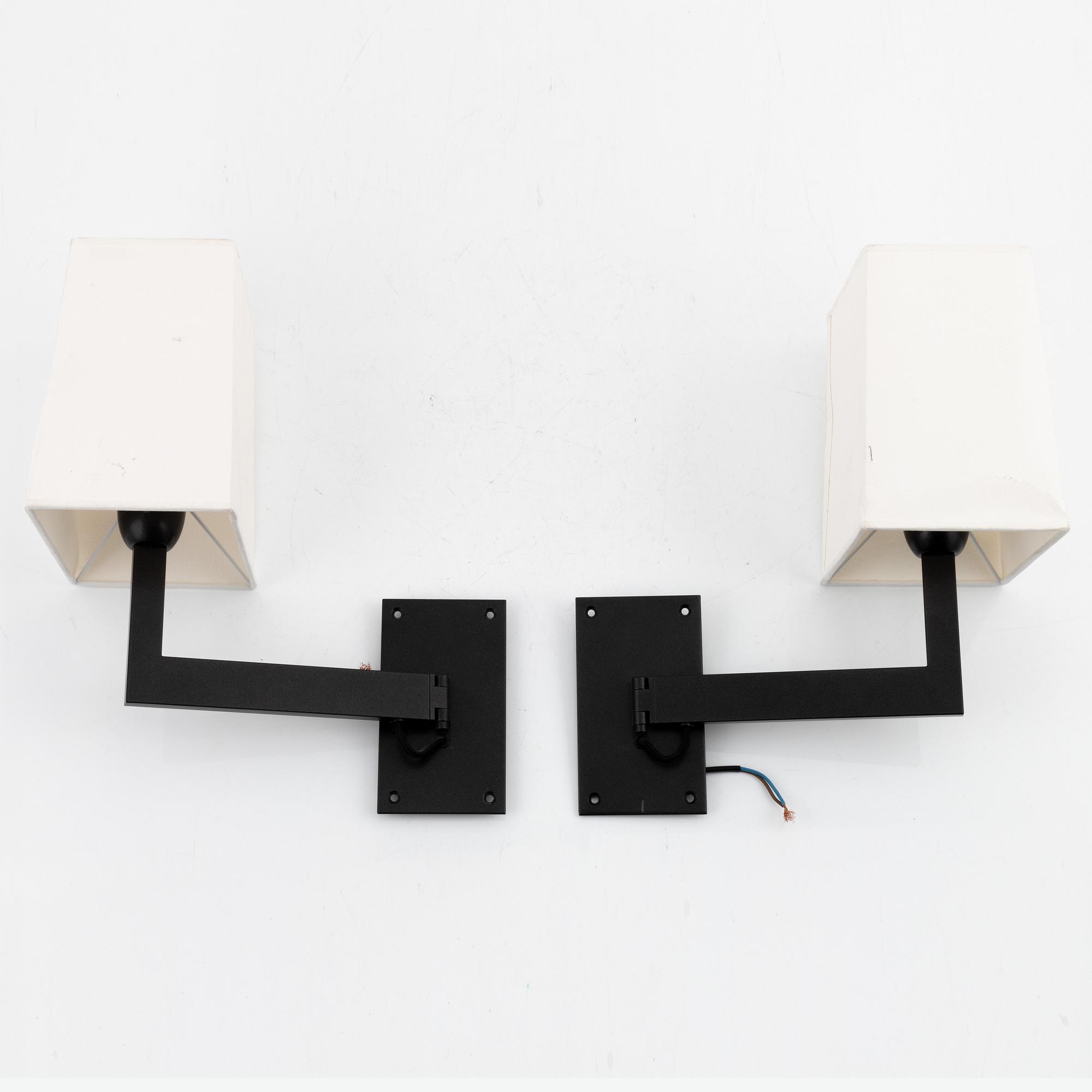 Stéphane Davidts, a group of 4+2 wall lights, Davidts Ligtning, 21st Century.