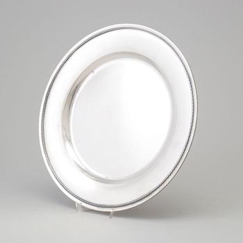 A silver dish from GAB in Stockholm, 1948.