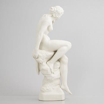 Gustavsberg, skulptur, "Eko", parian, 1912.