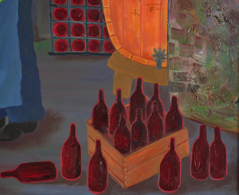 Lennart Jirlow, In the wine cellar.